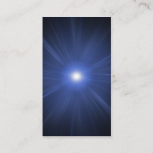 the beginning of the universe visitenkarte (Vorderseite)