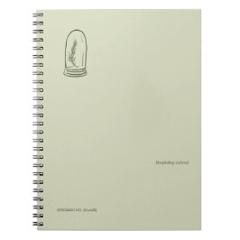 The Bell Jar- Botanists Pause- Minimal Notizblock