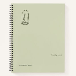 The Bell Jar- Botanists Pause- Minimal Notizbuch