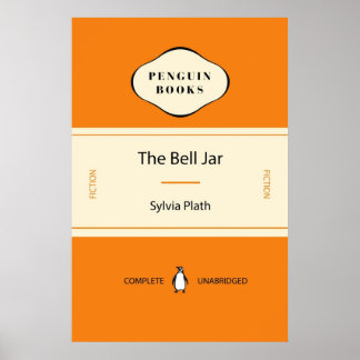 The Bell Jar von Sylvia Plath Penguin Classic Cove Poster