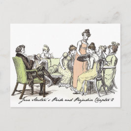 The Bennet Family - Jane Austen Pride & Prejudice Postkarte