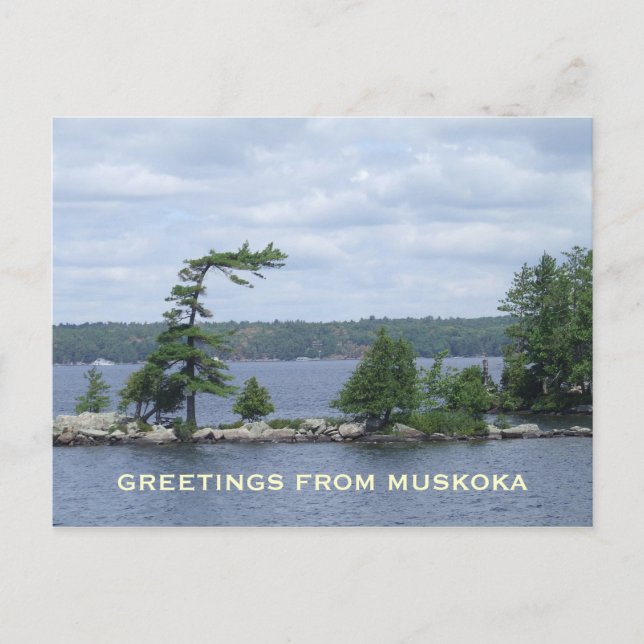 The Bent Tree, Muskoka, Ontario, Kanada Postkarte (Vorderseite)