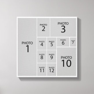 The Best Collage Maker Create 12 photos Leinwanddruck