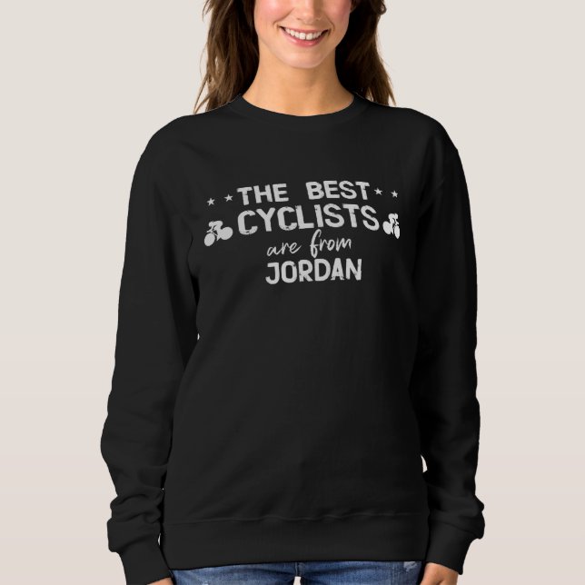 The best cyclists are from Jordan Sweatshirt (Vorderseite)
