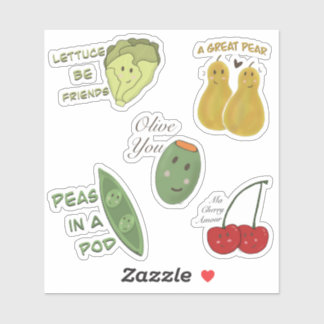 The Best Friends Food Pun - Aufkleber