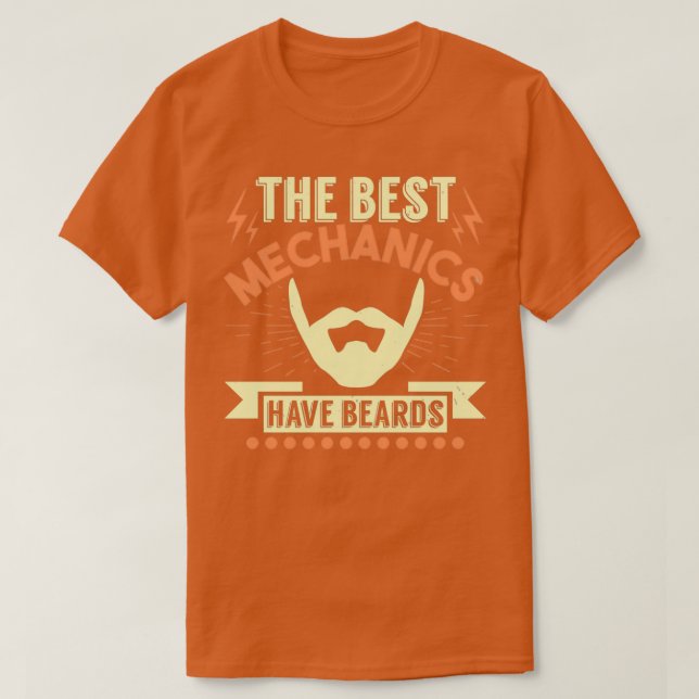 The best mechanics have beards 2 T-Shirt (Design vorne)