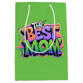 The best mom Stil Mittlere Geschenktüte