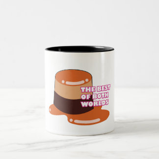The best of both worlds zweifarbige tasse