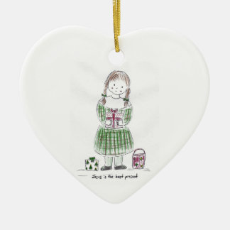 The_best_present Keramik Ornament