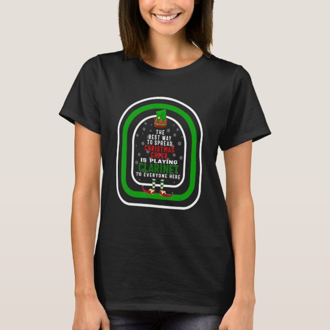 The Best Way To Spread Christmas Cheer Is Playing  T-Shirt (Vorderseite)