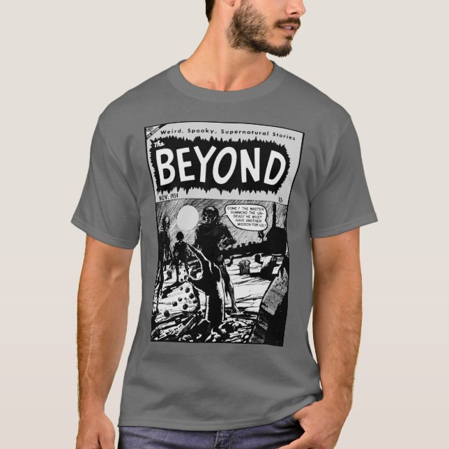 'The BEYOND' Horror Comic T-Shirt (Devant)