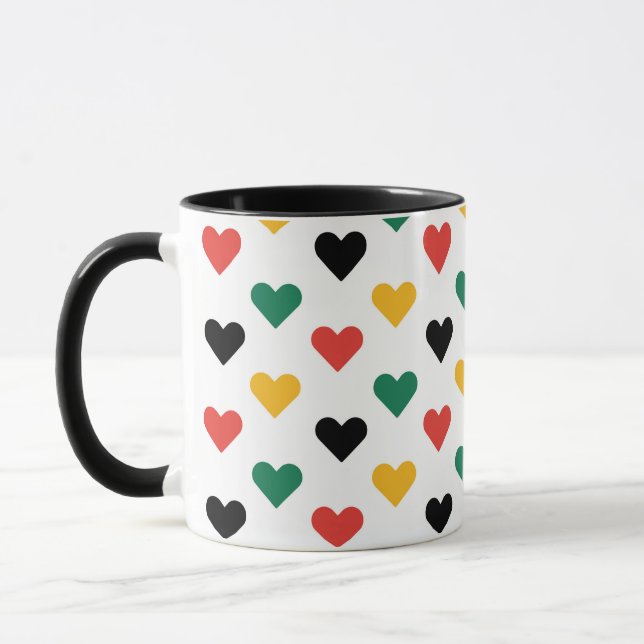 The BHM Hearts Mug Tasse (Links)