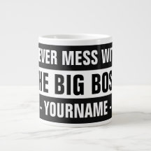 "The Big Boss"-Tasse völlig anpassbar