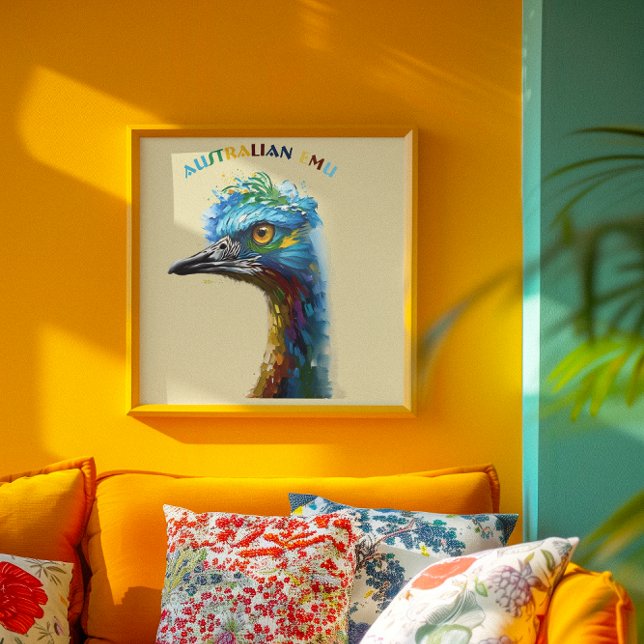 The big Emu bird Poster (Von Creator hochgeladen)
