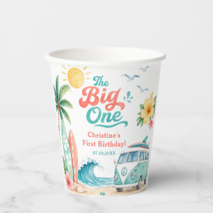 The Big One Surf Beach 1. Geburtstagsfeier Pappbecher