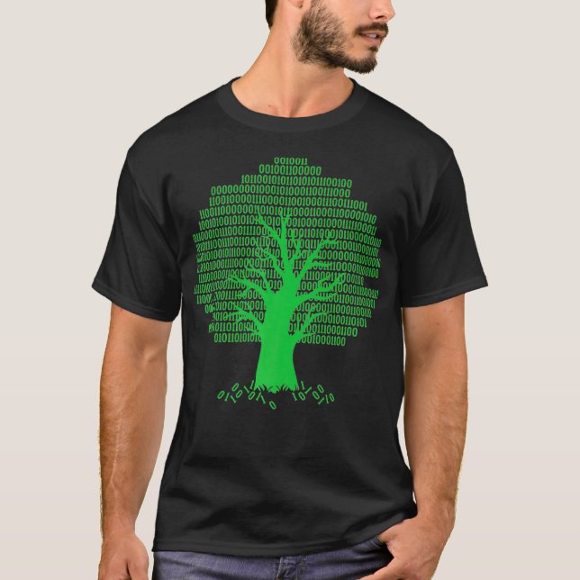 The Binary Tree Computer Programmer Software Devel T-Shirt (Vorderseite)