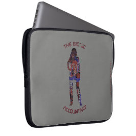 "The Bionic Accountant" Laptopschutzhülle