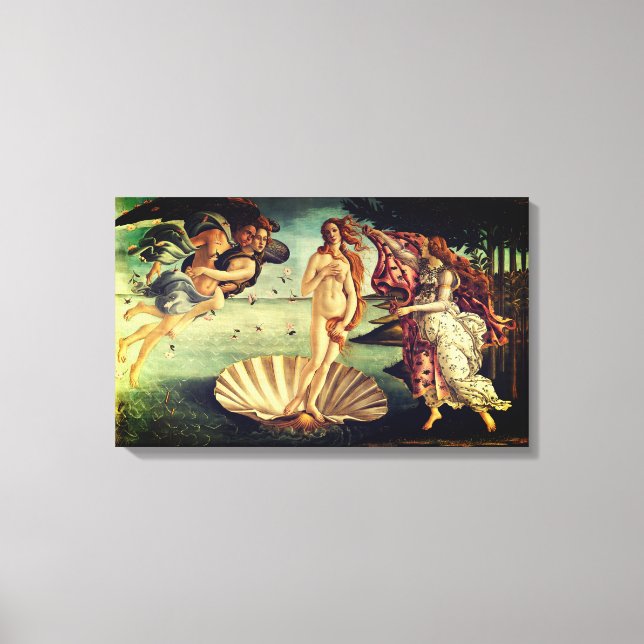 The Birth of Venus – Sandro Botticelli   Leinwandd Leinwanddruck (Vorderseite)