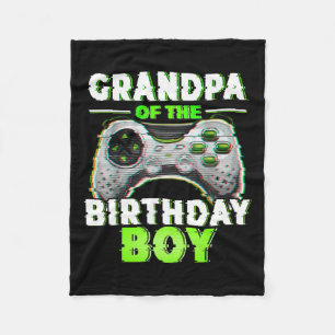 The Birthday Boy Video Gamer Matching Family Fleecedecke