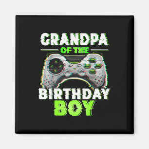 The Birthday Boy Video Gamer Matching Family Magnet