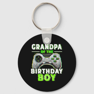 The Birthday Boy Video Gamer Matching Family Schlüsselanhänger