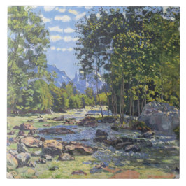 The Black Lutschina (von Ferdinand Hodler) Fliese