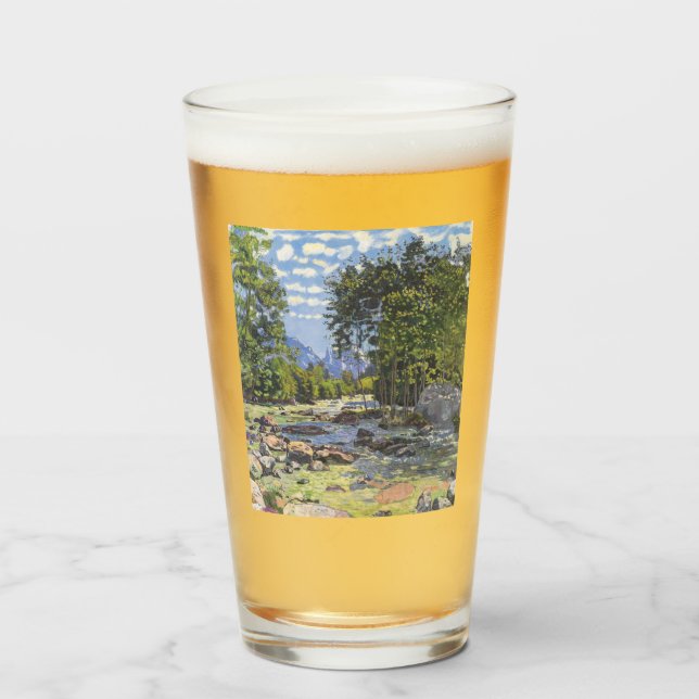 The Black Lutschina (von Ferdinand Hodler) Glas (Vorne (Gefüllt))