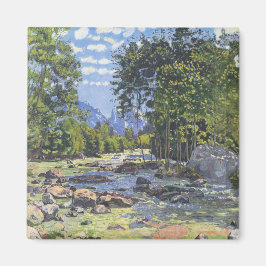 The Black Lutschina (von Ferdinand Hodler) Magnet
