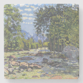 The Black Lutschina (von Ferdinand Hodler) Steinuntersetzer