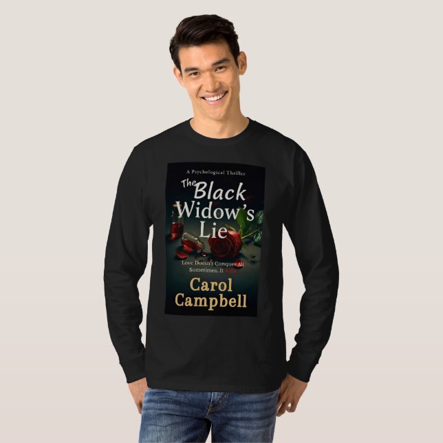 The Black Widow’s Lie – Southern Psychos Thriller  T-Shirt (Vorne ganz)
