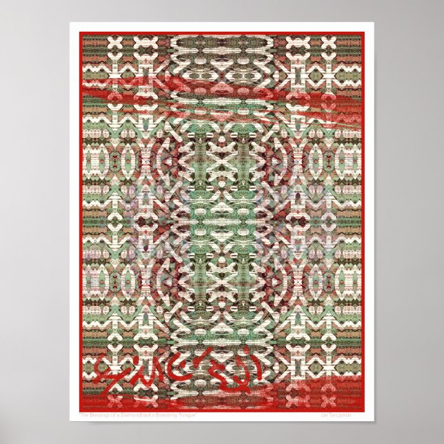The Blessings of a Diamondback's Bowstring Tongue Poster (Vorne)