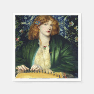 The Blue Bower (von Dante Gabriel Rossetti) Serviette