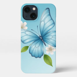 The blue butterfly iPhone Case iPhone Hülle