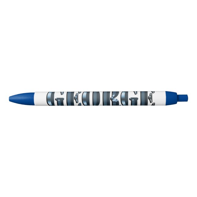 "The Blue Dimension Name of George" Kugelschreiber (Vorderseite)