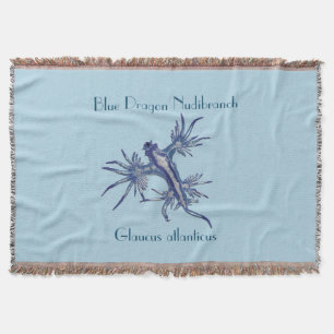 The Blue Dragon Nudibranches von Chrissy Wild Decke