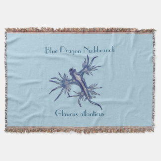 The Blue Dragon Nudibranches von Chrissy Wild Decke