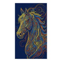 The blue horse