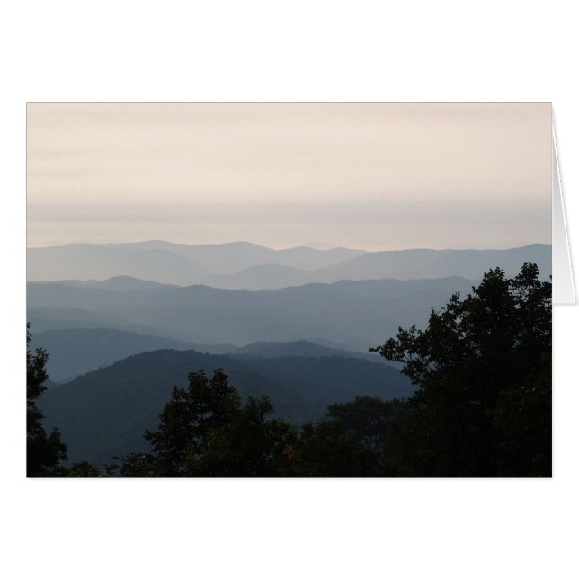 The Blue Ridge at Dusk - Gideon Ridge Inn (Vorderseite (Horizontal))