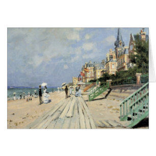 The Boardwalk at Trouville by Claude Monet