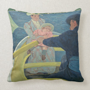 The Boating Party, 1893-94 (Öl auf Leinwand) Kissen