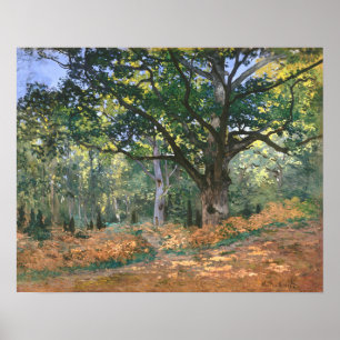The Bodmer Oak, Fontainebleau Forest (1865) Poster