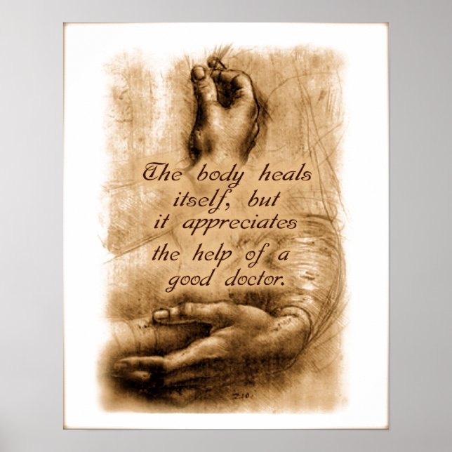 The Body Heals Poster (Vorne)
