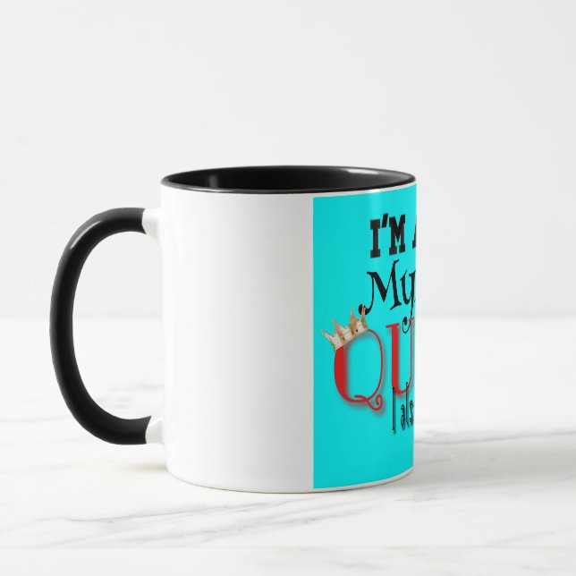 Thé Boire le mystère cosy Queen Mug (Gauche)