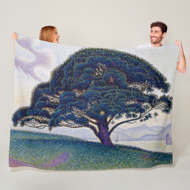 The Bonaventure Pine, Oil Painting, Paul Signac Fleecedecke (Beispiel)