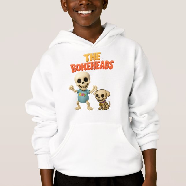 The Boneheads Baby and Waggles Hoodie (Vorderseite)