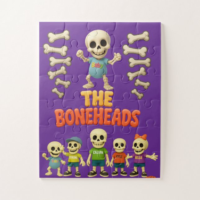 The Boneheads™ Puzzle – Mit Baby (Vertikal)