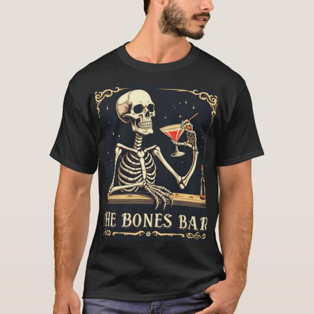 The Bones Bar - Spooky and Fun T-Shirt (Vorderseite)