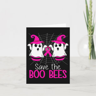 The Boo Bees Breast Cancer Awareness Halloween Karte