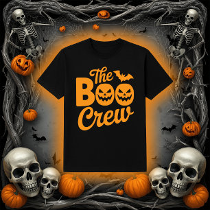 "The Boo Crew" Geister, Spinne und Fledermäuse Hal T-Shirt