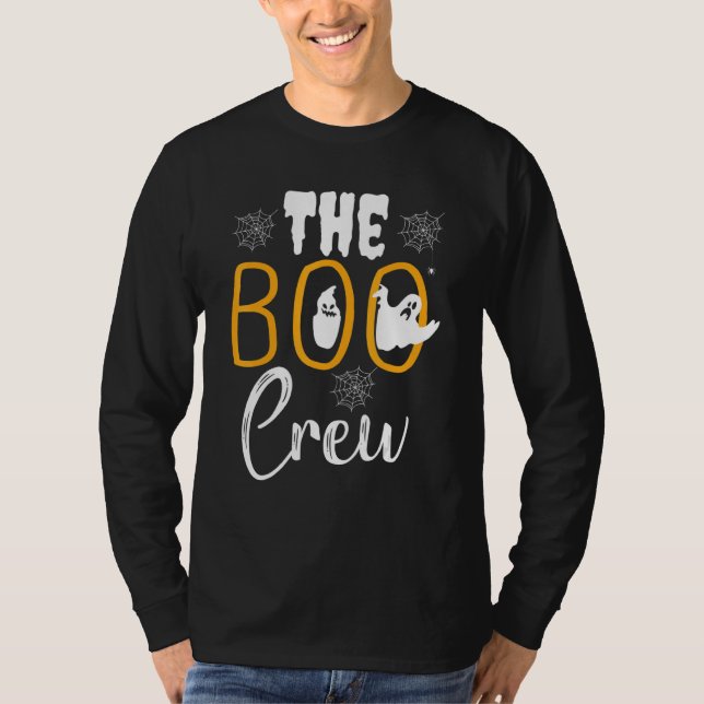 The Boo Crew  Halloween Ghosts Trick or Treat T-Shirt (Vorderseite)